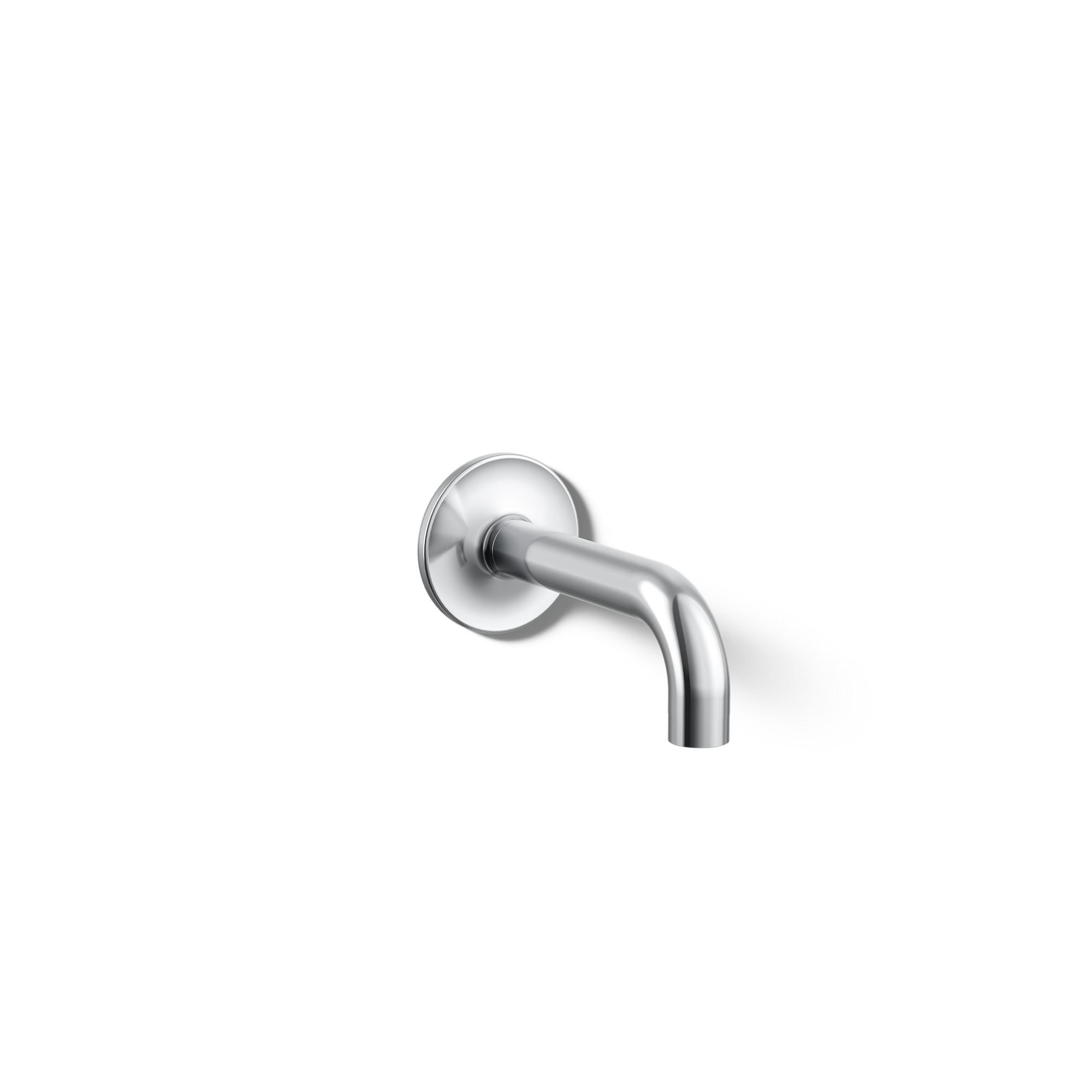 Purist Wall Mounted Tub Spout, Polished Chrome