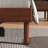 Wyller Rubberwood Platform Bed, Natural Walnut Finish, Queen