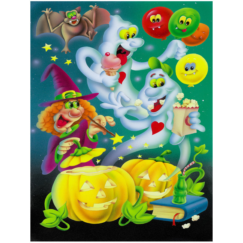 Yezr Double Sided Polyester Halloween Garden Flag, 40" H x 28" W