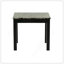 Ensemble de tables basses chic en faux marbre avec pieds noirs pour le salon-1052201136