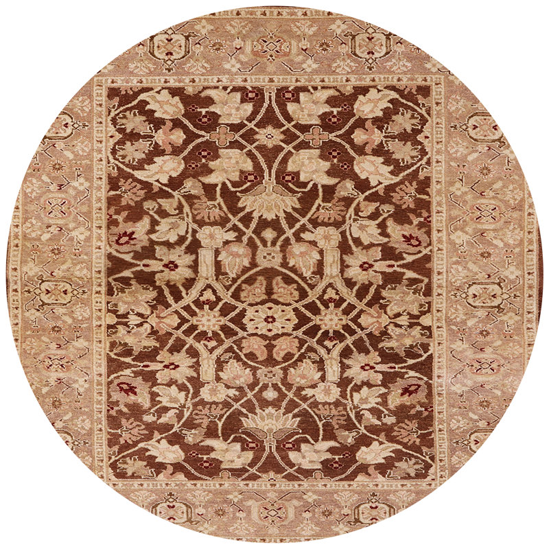 Tapis brun / beige Halifax Halifax, Rond 8 pi