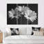 Ensemble de décorations murales monochromes en noir et blanc Blais Daisy Photo IV-107188529-107188527