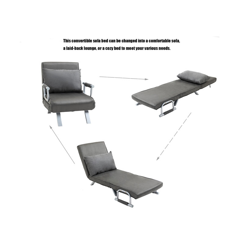 Fauteuil convertible de 25,5 po Machela