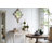 Slimline Whitewash Console Table, For Hallway Living Room Bedroom