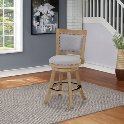 Falken Swivel Upholstered Counter & Bar Stool