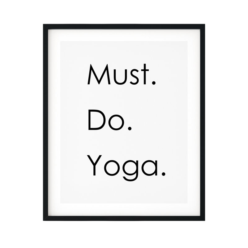 Décoration murale Must Must Yoga, H 7 po x l 5 po x P 0,01 po