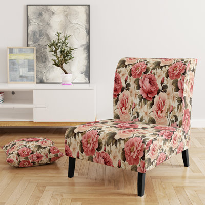Fauteuil de chambre rembourré Vintage Charm