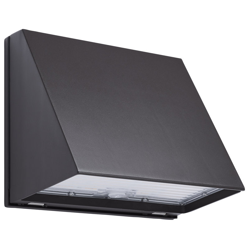 20/40/60 Watt LED Cutoff Wall Pack 3K/4K/5K CCT Field Selectable Bronze 120-347 Volt