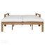 Méridienne double d'extérieur avec dossier réglable à 5 positions TREXM, coussins amovibles et structure en bois massif pour patio et jardin-1496247863