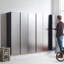 Armoire murale gris métallique de la série - Fermeture en douceur, rangement extra profond, eau / chaleur, panneau de teinture / égratignure E0, 2 fois plus épais, élégant, fabriqué dans un garage, égratignure à l'eau et à la chaleur,