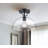 Martins Single Light Glass Semi Flush Mount-1912342236
