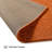 Modern Plush Solid Color Rug - Orange, Pet and Kids Friendly Rug., Area Rugs Great for kids, Pets, Event, Wedding -1233072807