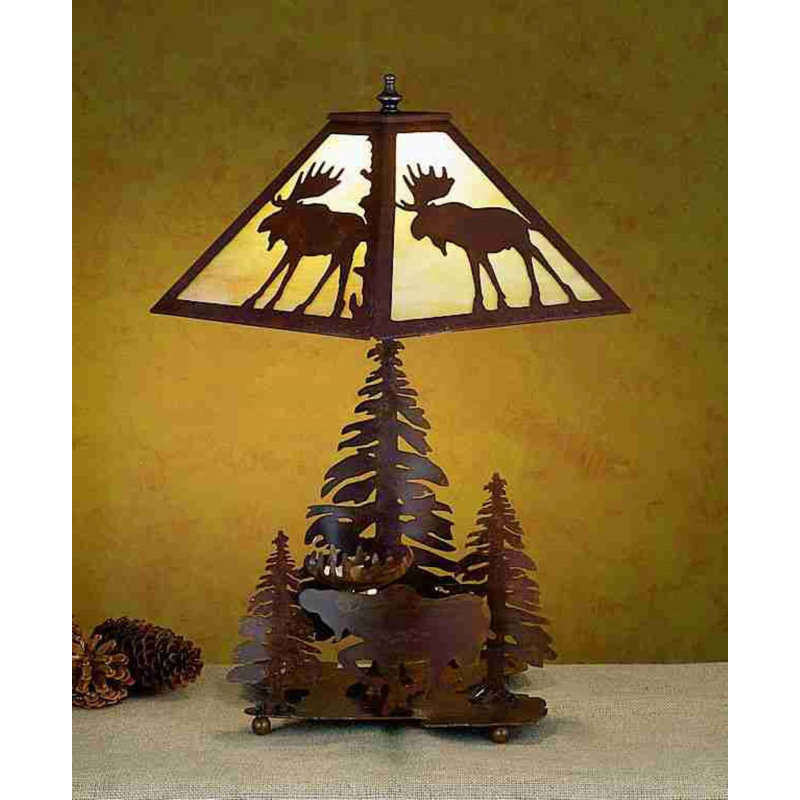 21"H Moose on the Loose Table Lamp
