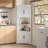 67" Tall Corner Cabinet With Door & Adjustable Shelves For Mulitiple Scenarios-2125033040