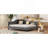 L-Shaped Linen Daybed, With Solid Wood Legs-1578024214-1578024212
