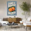 «Valencia Orange Juice Classic Organic Retro Fruit Summer», art mural-873526186