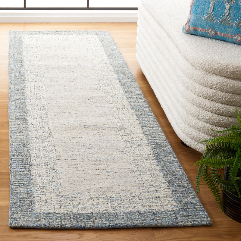 Tapis ivoire / gris Madyson 476, Tapis de couloir 2 pi 3 po x 8 pi