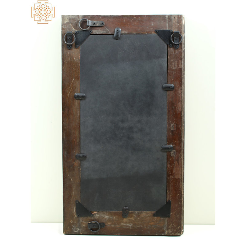 Wood Flat Wall Mirror