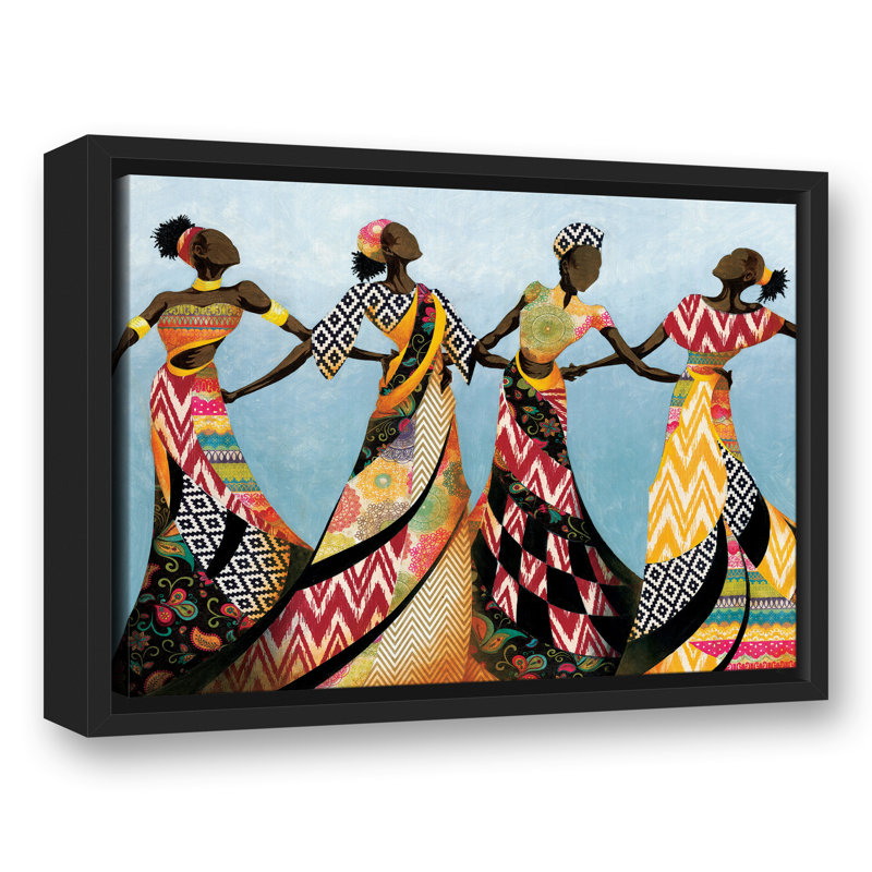 " Dancing In Dresses ", 13.75" H x 17.75" W x 1.75" D