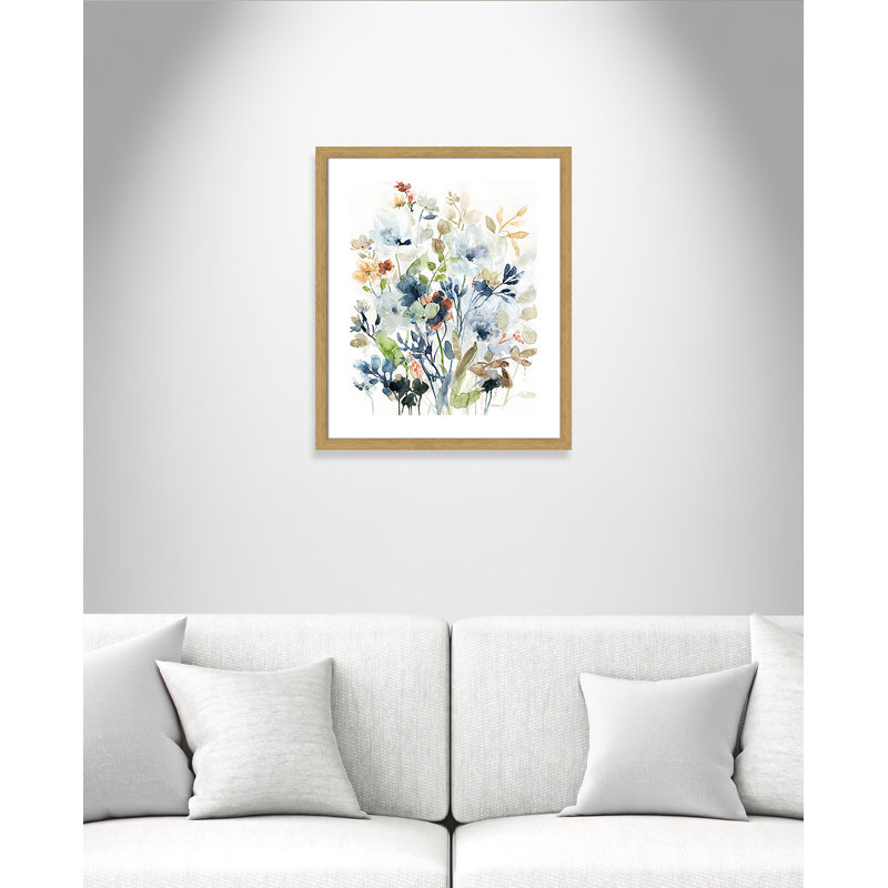 Murphree Holland Spring Mix I' Framed Watercolor Painting Print