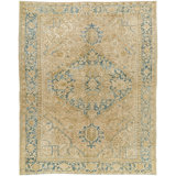 Antique One Of A Kind One-of-a-Kind 9'4" X 11'8" Hand Knotted Area Rug