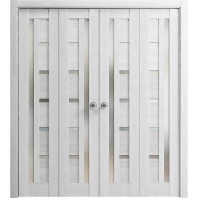 Porte pliante à panneaux en bois Quadro