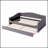 Upholstered Daybed with LED Lighting and Trundle, Modern Design for Comfort and Space Efficiency-1380149884-1380149886