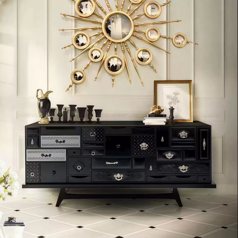 Buffet haut de gamme, Noir