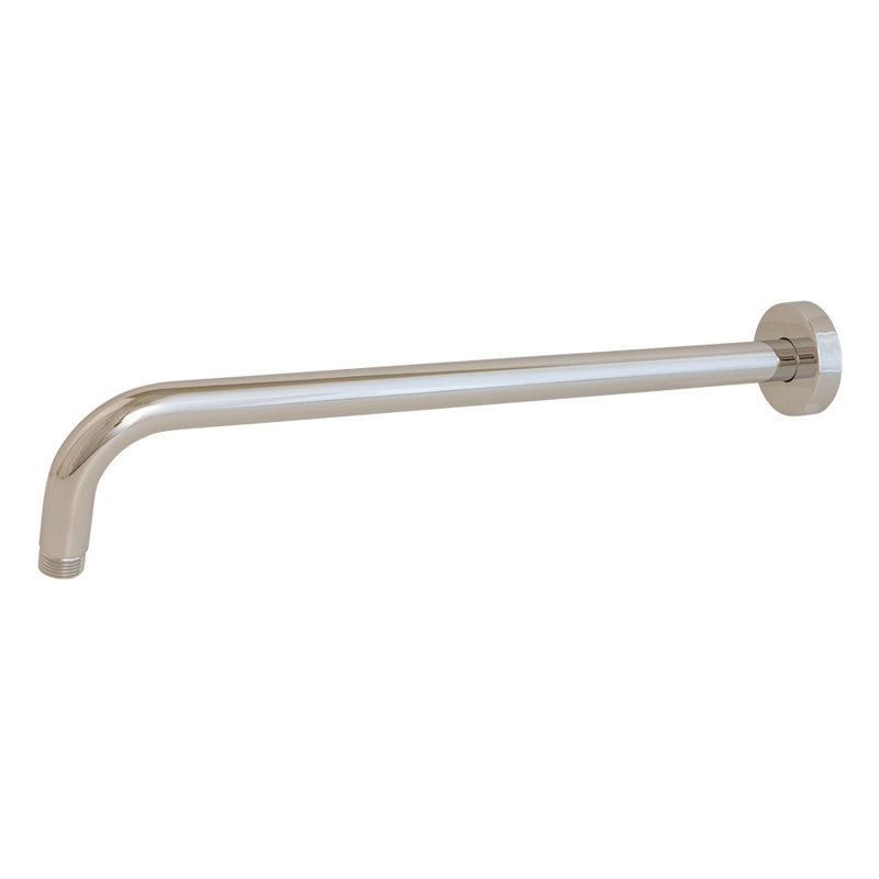 Cigno Wall Mount Shower Arm, Polished Nickel