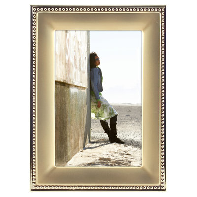 Alfs Metal Beaded Picture Frame