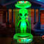 Grand gonflable Alien Joyfy 7 pi avec lumières animées Halloween