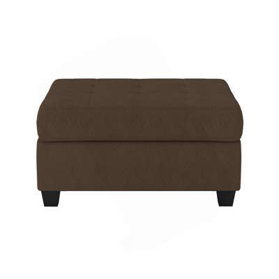Modern Living Room 1Pc Storage Ottoman Tufted Top Fabric Upholstery Furniture (Only One Ottoman) by Latitude Run