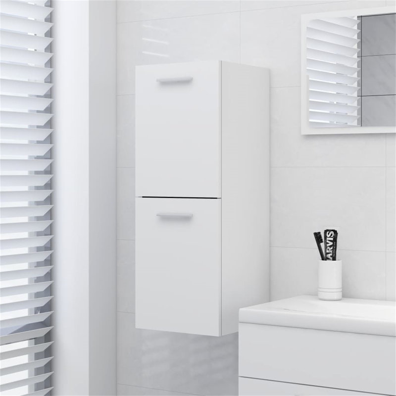 Kremena Bathroom Cabinet, White