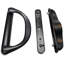 Poignée de remplacement G.A.S Hardware 6-5/8" pour porte-fenêtre coulissante en verre à profil en développante - SBML - Sans clé - Convient à un espacement de trous de 4-15/16" (Bronze)-87716100