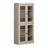 Veera Palace Imports 100% Solid Wood 6-Shelf Bookcase, Clear Glass Doors, Adjustable Shelves, 32" Wide, 71.5" Tall-989719850
