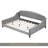 Modern Luxury Tufted Button Daybed, Full, Gray-107022603-107022601
