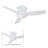 44" Concept II 3 - Blade Outdoor LED Propeller Ceiling Fan with Wall Control and Light Kit Included-20789095