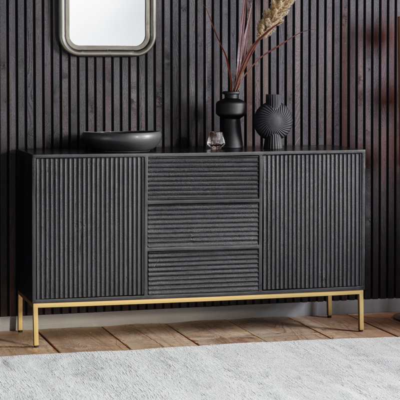 Jacquelyn 150cm Solid Wood Sideboard