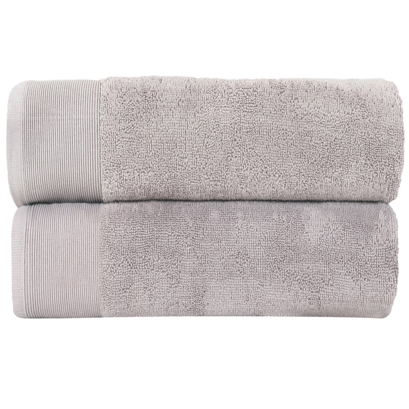 Harbison Cotton Plush Bath Towel, Taupe