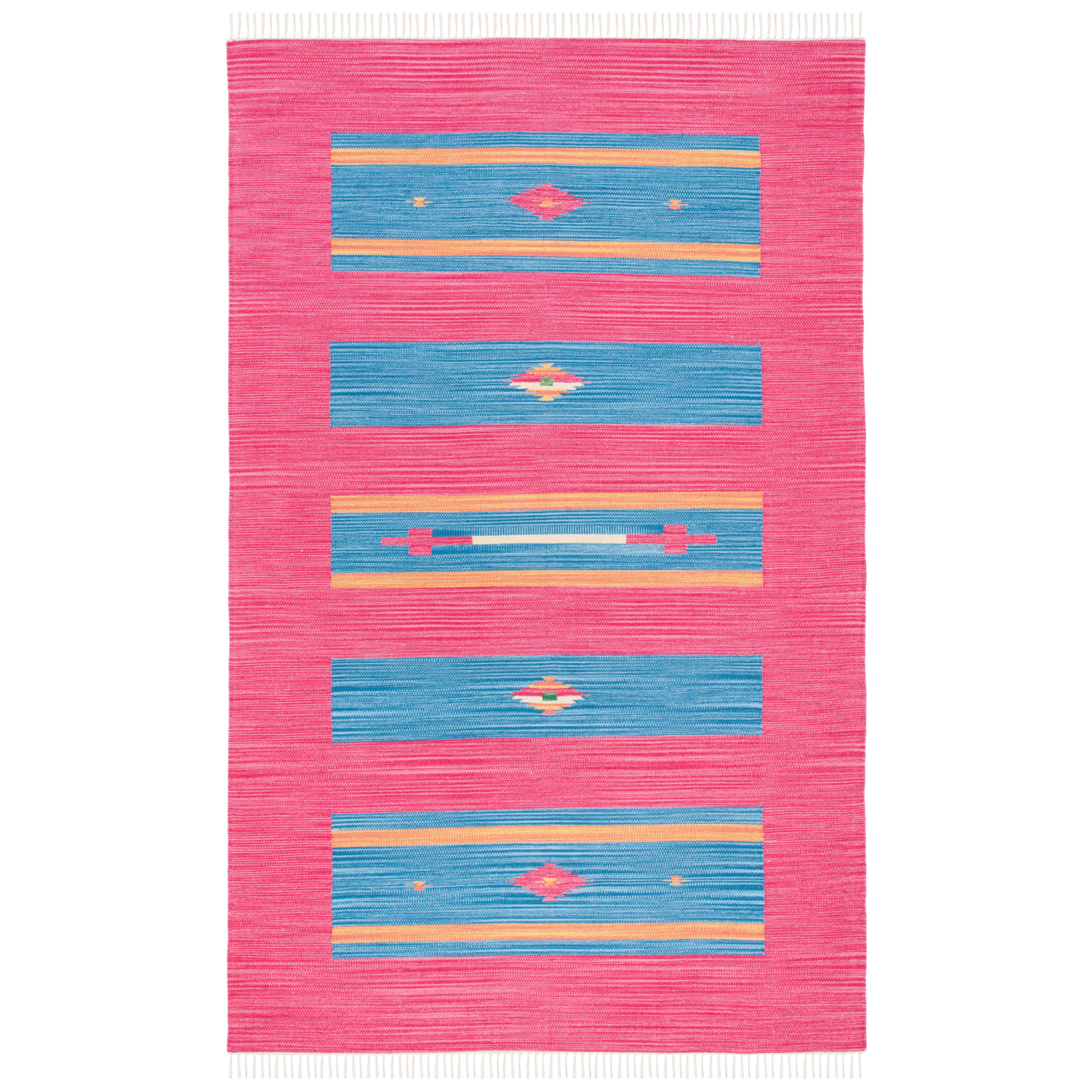 Danely Handmade Cotton Rug, Rectangle 3' x 5'