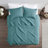 2 Piece Quilt Set Teal Twin/Twin XL