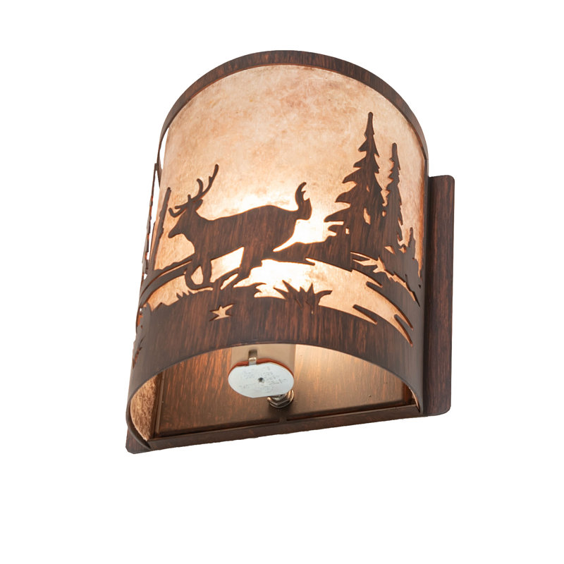 1 - Light Flush Mounted Sconce