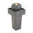 Minimalist Concrete Column Fountain–LED-Lit  Outdoor Oasis