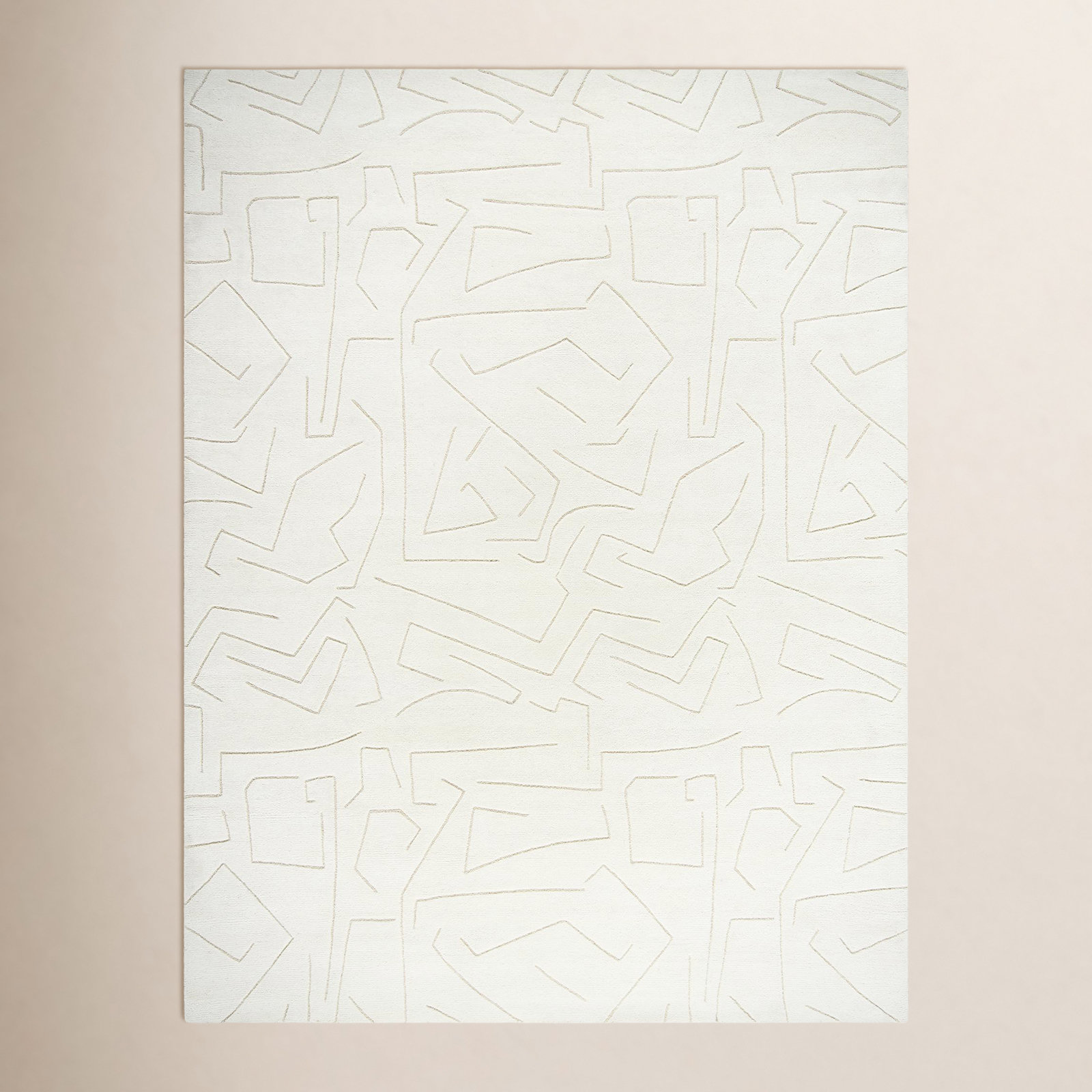 Lorette Hand-Tufted Abstract Rug, Rectangle 5' x 7'6"