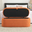 Banc de rangement avec repose-pieds 45,5 pouces avec repose-pieds en tissu-963353382
