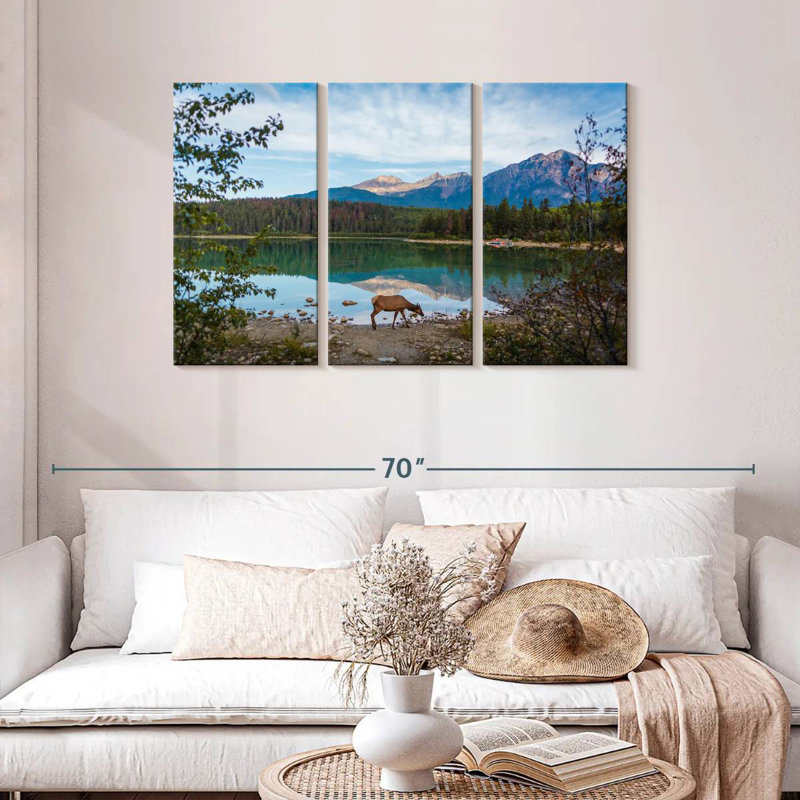 Orignal sauvage du parc Alvord Jasper, H 28 po x l 45 po