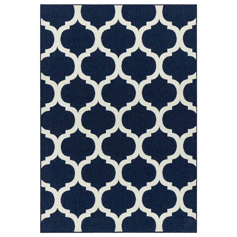 Schaeffer Geometric Indoor / Outdoor Area Rug