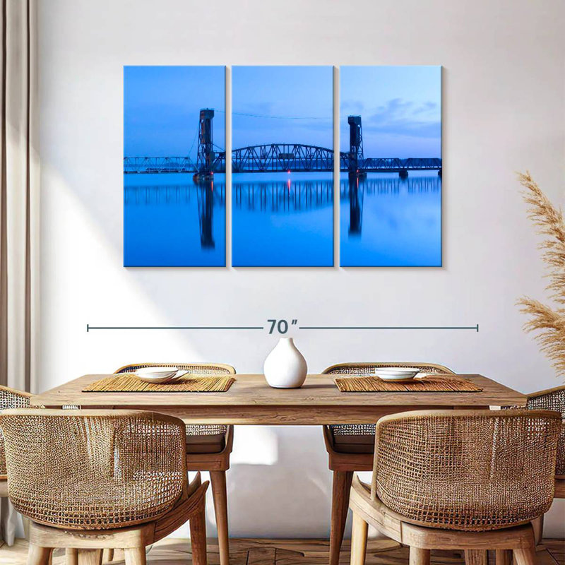 Lilie Decatur Railway Bridge, 36" H x 57" W