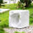 Lyra Outdoor Patio Karst Cave Inspired MGO Side Table, Durable And Versatile For Modern And Natural Settings