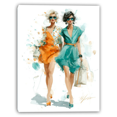 Vibrant Companions Wrapped Canvas Wall Art